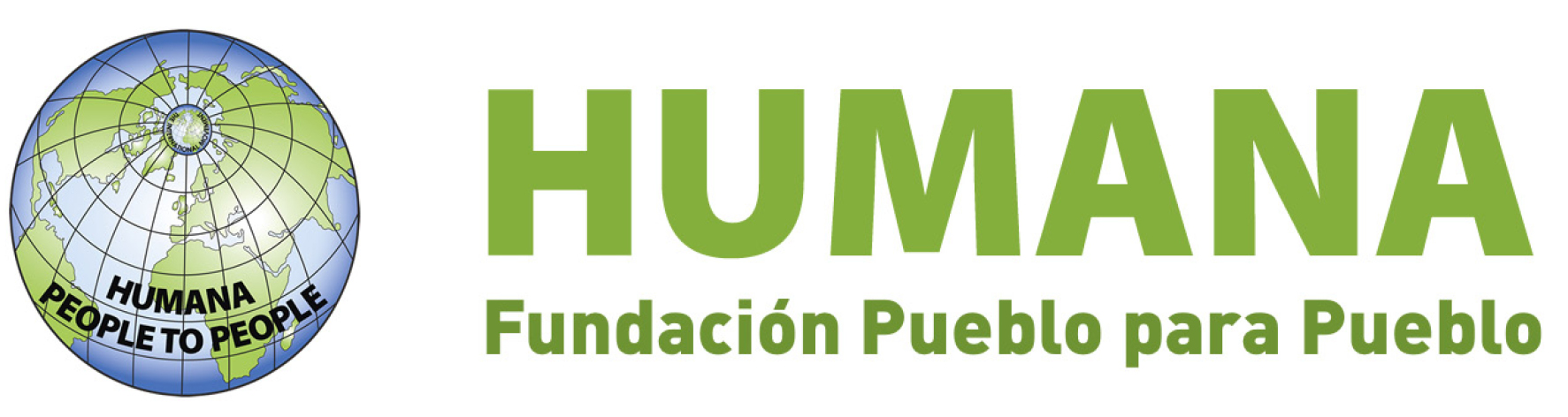 Logotipo de Humana, Fundación Pueblo para Pueblo. Elefante Azul de Avilés